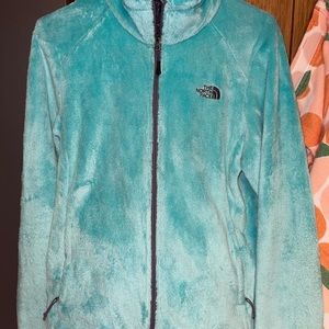 Teal Northface jacket